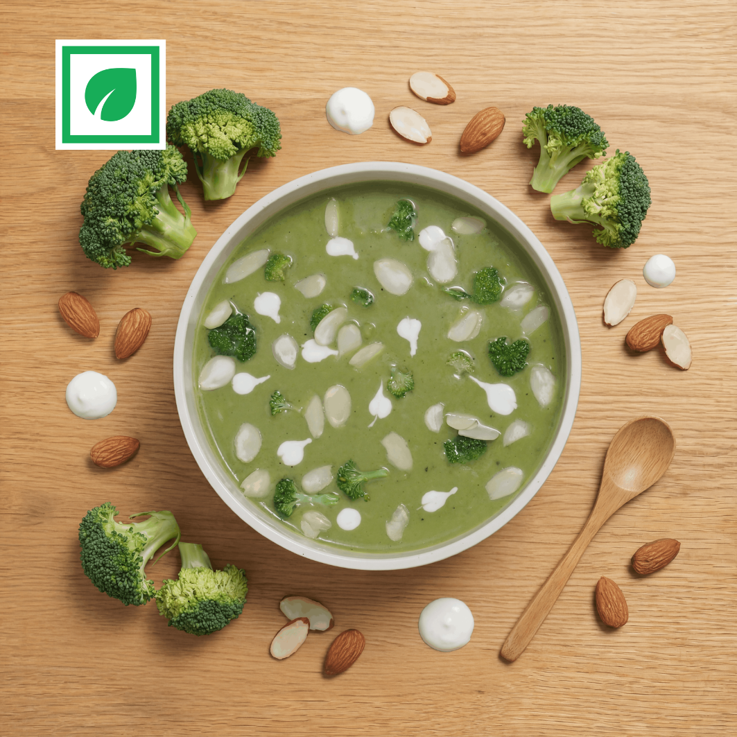 BROCCOLI ALMOND SOUP