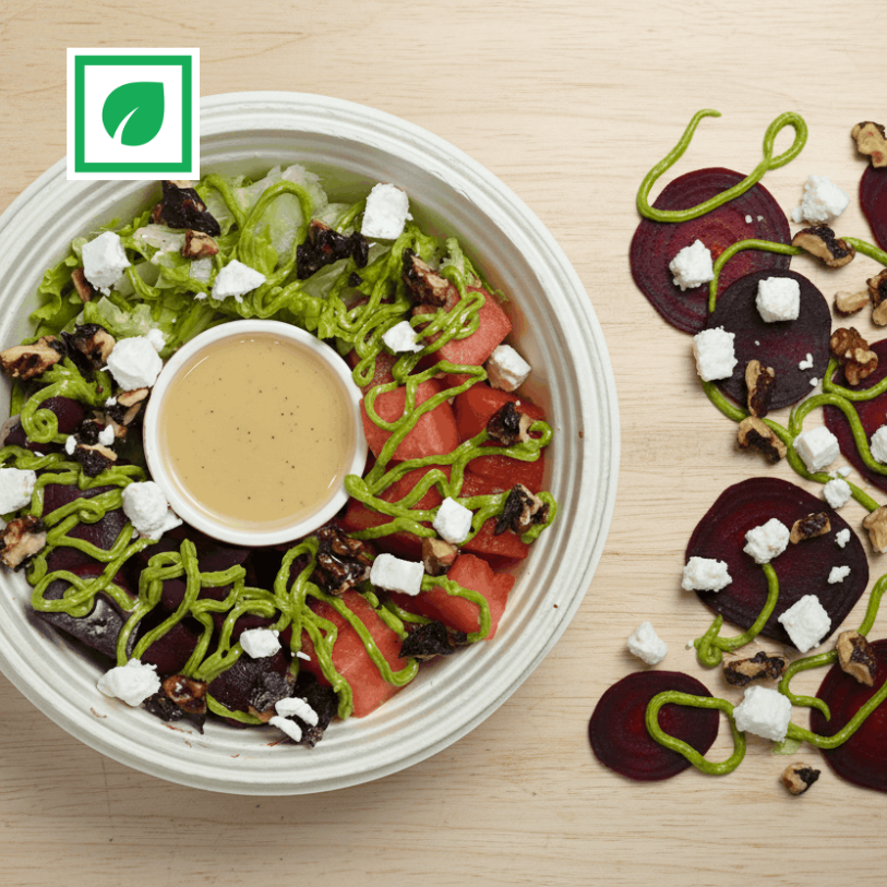 POACHED BEETROOT WATER MELON SALAD