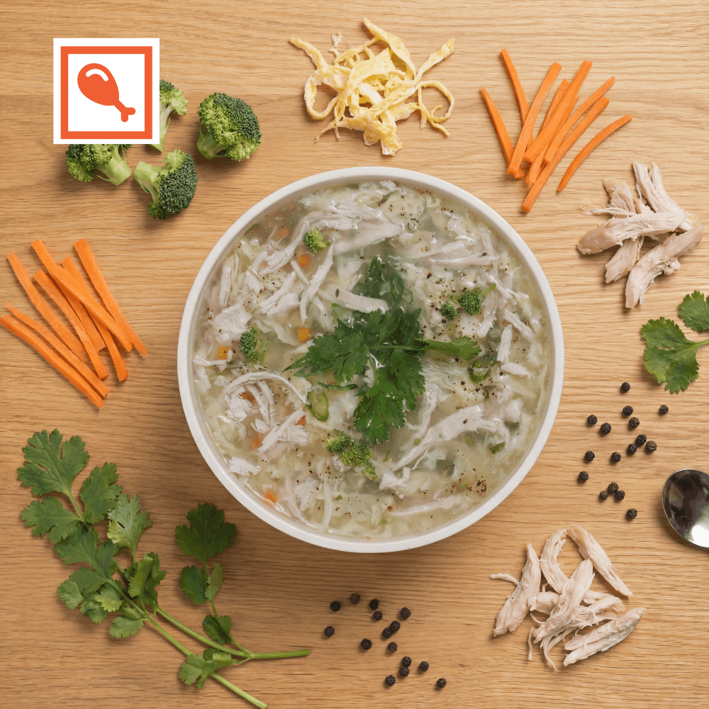 ASIAN GINGER EGG BROTH SOUP