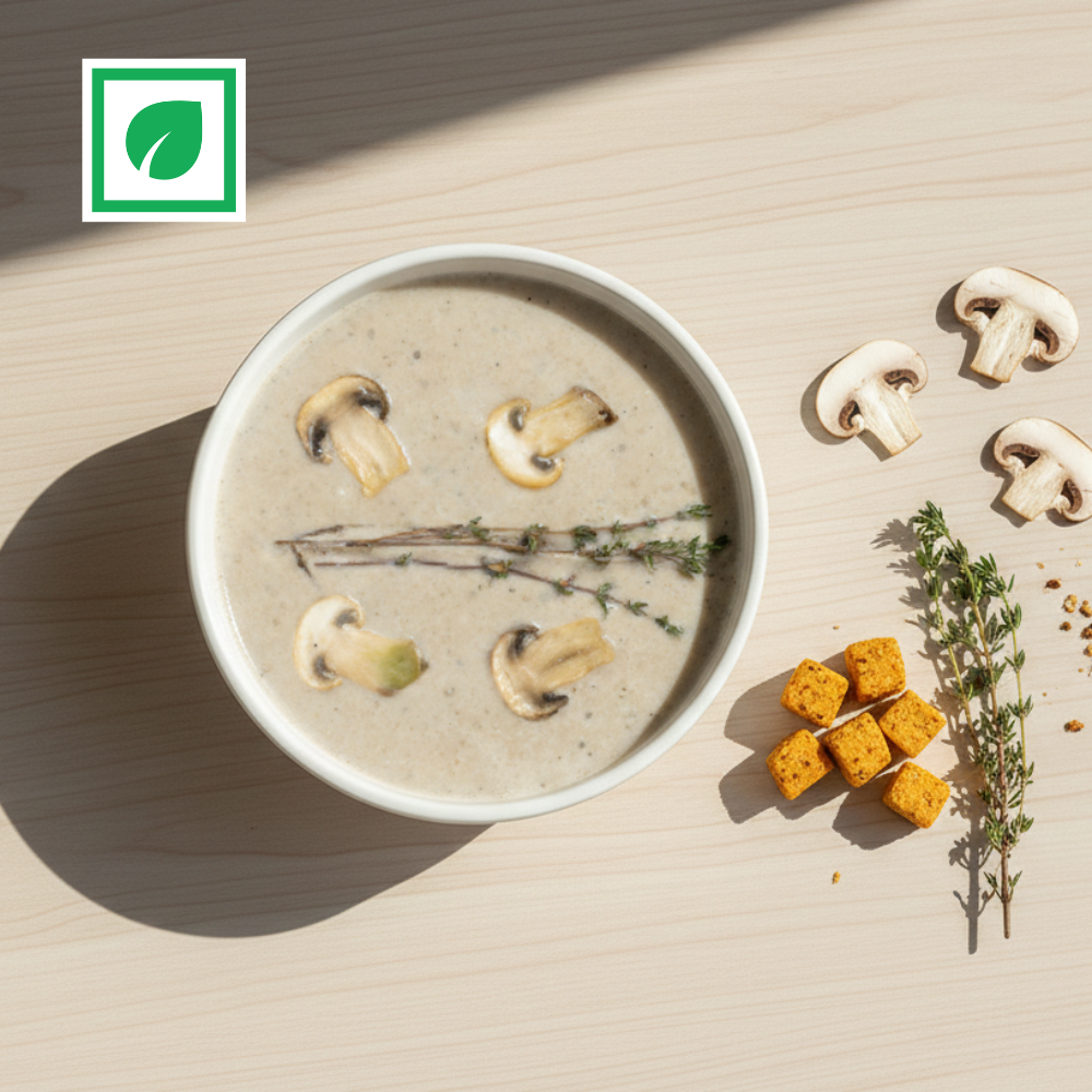 CREAMY SHROOM PEPPER SOUP